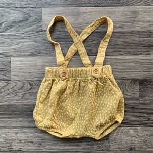 Zara Printed Bloomers with Straps, Size 1-3 Months